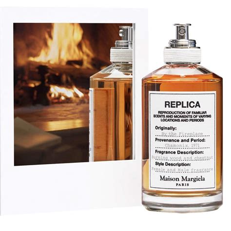 by fireplace replica perfume|maison margiela by the fireplace.